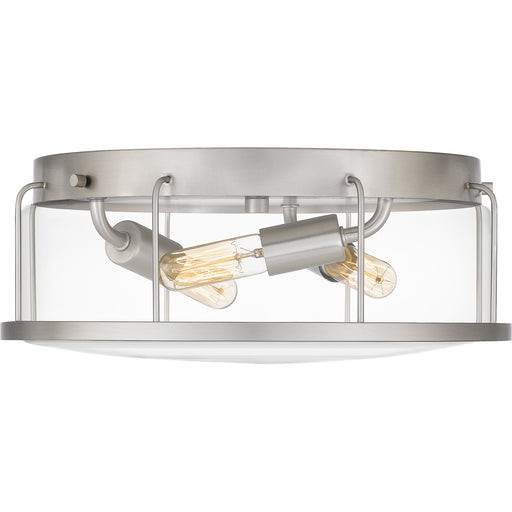 Quoizel - LUD1613BN - Three Light Flush Mount - Ludlow - Brushed Nickel