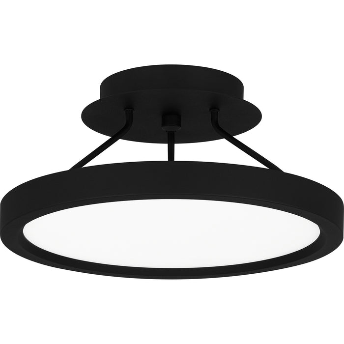 Quoizel - OST1811EK - LED Semi Flush Mount - Outskirts - Earth Black