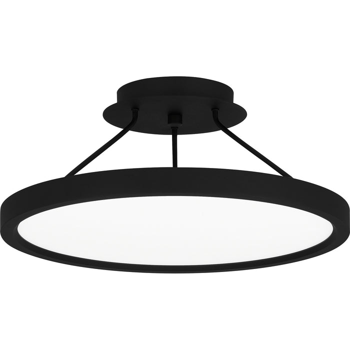 Quoizel - OST1815EK - LED Semi Flush Mount - Outskirts - Earth Black