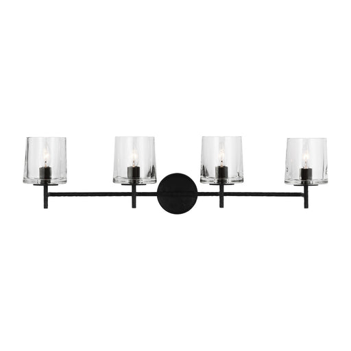 Visual Comfort Studio - EV1004AI - Four Light Vanity - Marietta - Aged Iron