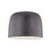 Kuzco Lighting - FM44912-BK/WH - LED Flush Mount - Cayne - Black/White