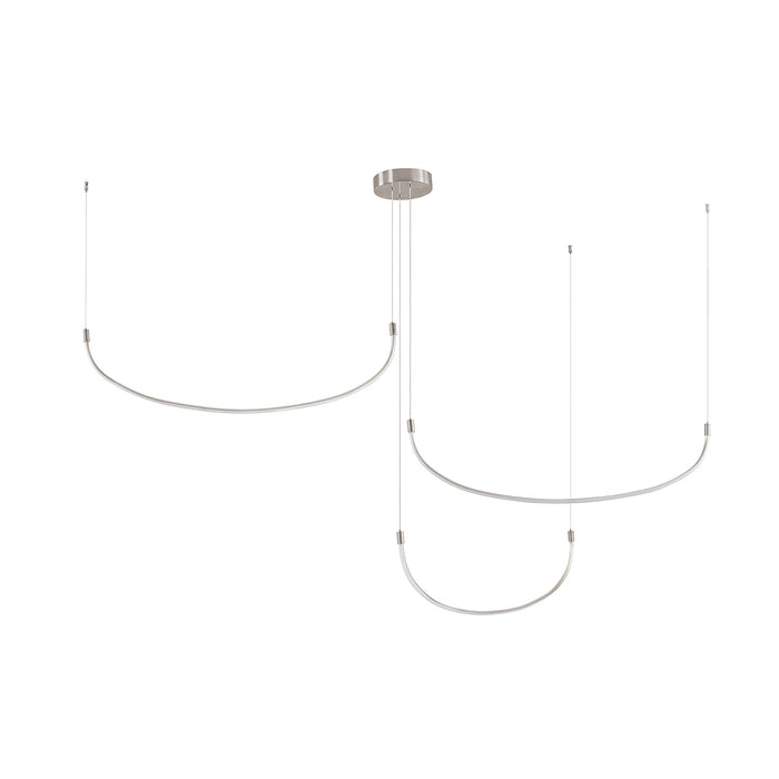 Kuzco Lighting - MP89370-BN - LED Pendant - Talis - Brushed Nickel