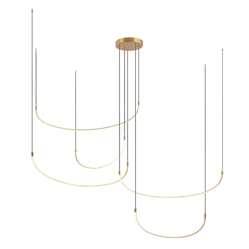 Kuzco Lighting - MP89590-BG - LED Pendant - Talis - Brushed Gold