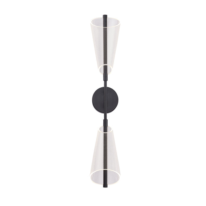 Kuzco Lighting - WS62629-BK/LG - LED Wall Sconce - Mulberry - Black/Light Guide