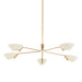 Troy Lighting - F8163-PBR/SSD - Five Light Chandelier - Sacramento