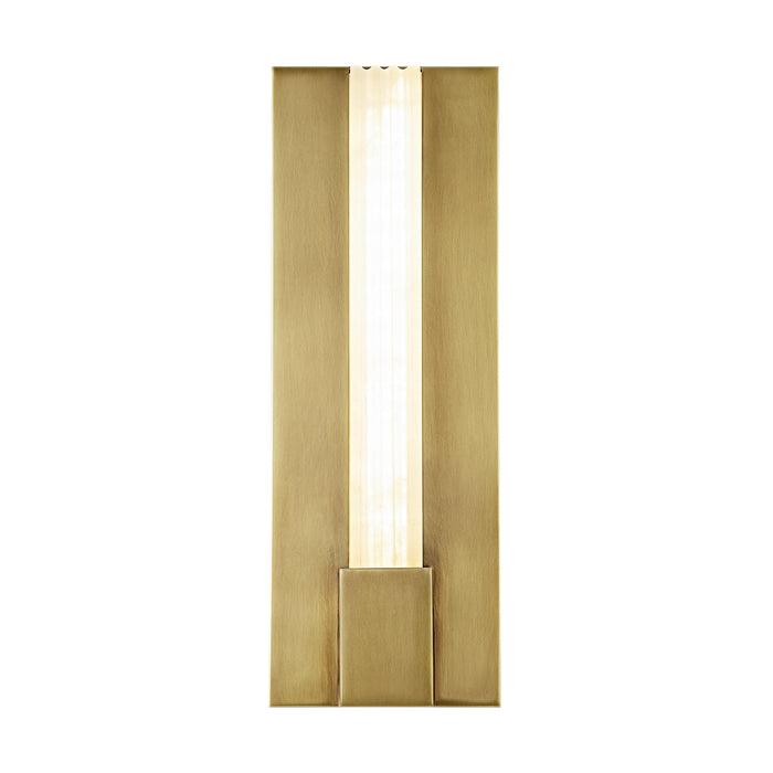 Alora - WV322114VBAR - LED Vanity - Kismet - Vintage Brass/Alabaster