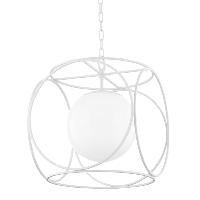 Mitzi - H632701L-TWH - One Light Pendant - Claire - Textured White