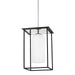 Mitzi - H644701S-PN/TBK - One Light Pendant - Teres - Polished Nickel/Textured Black