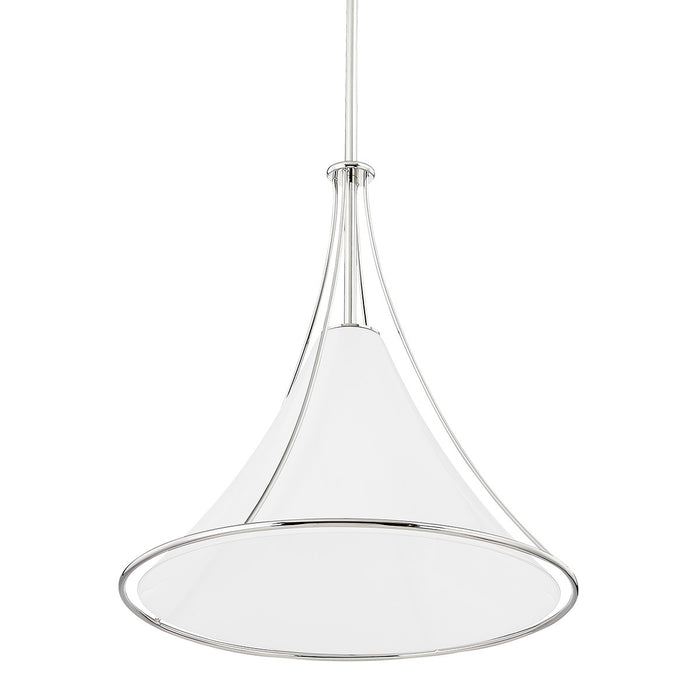 Mitzi - H645701L-PN - One Light Pendant - Madelyn - Polished Nickel