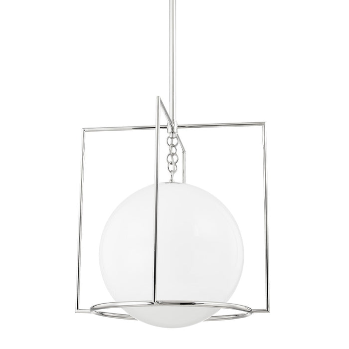 Mitzi - H648701L-PN - One Light Pendant - Frankie - Polished Nickel