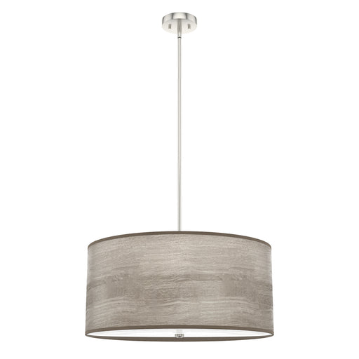 Hunter - 19382 - Four Light Pendant - Solhaven - Light Grey Oak