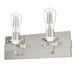 Hunter - 19431 - Two Light Vanity - Perch Point - Brushed Nickel