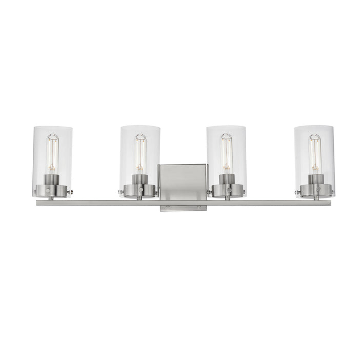 Maxim - 12404CLSN - Four Light Bath Vanity - Pinn - Satin Nickel