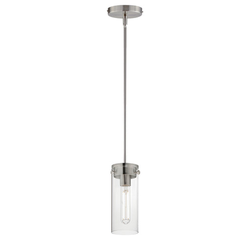 Maxim - 12406CLSN - One Light Mini Pendant - Pinn - Satin Nickel