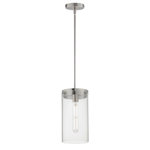 Maxim - 12408CLSN - One Light Pendant - Pinn - Satin Nickel