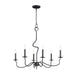 Maxim - 27706BO - Six Light Chandelier - Padrona - Black Oxide