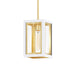 Maxim - 30051CLWTGLD - One Light Outdoor Pendant - Neoclass - White/Gold