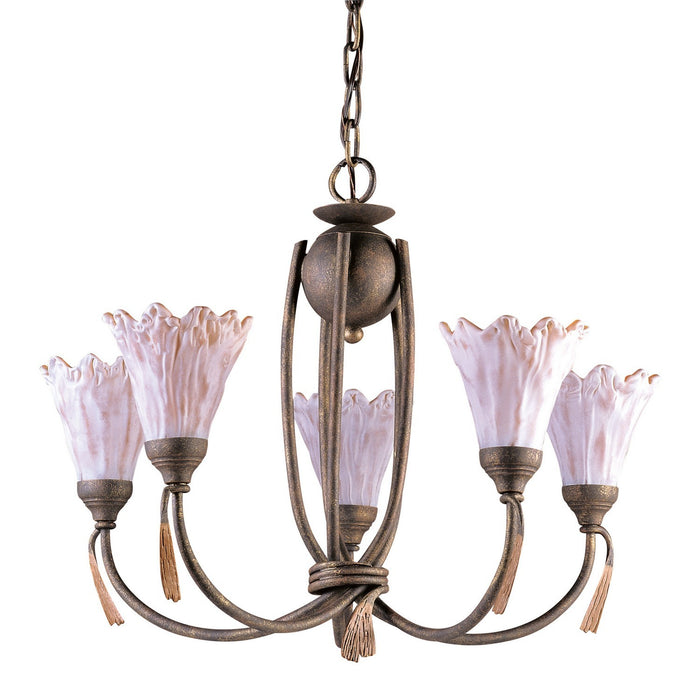 ELK Home - 7986/5 - Five Light Chandelier - Villa D'Eleganza - Brown