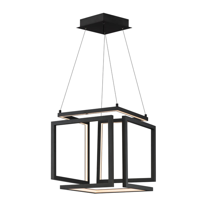 ET2 - E21262-BK - LED Pendant - Penrose - Black