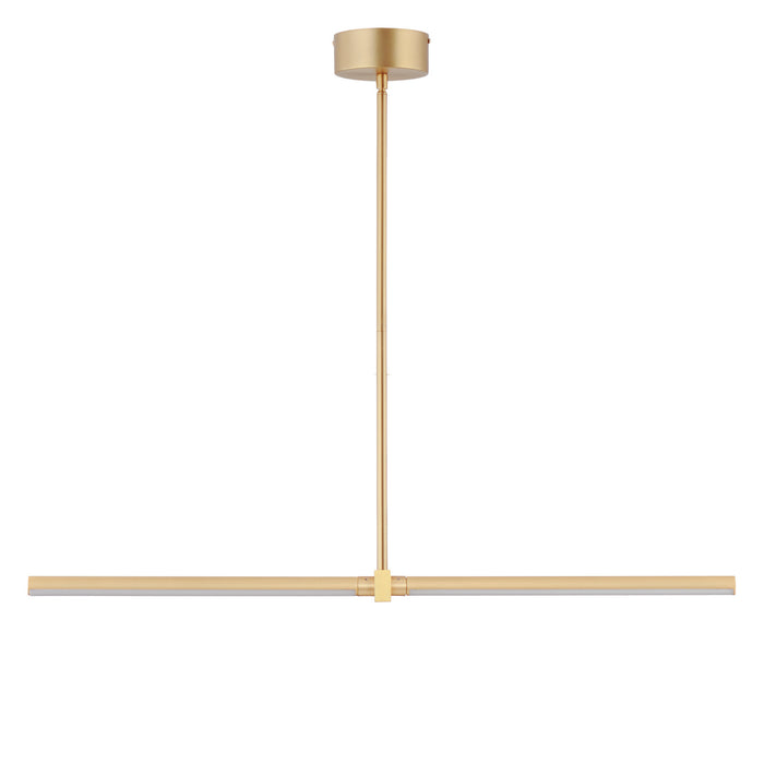 ET2 - E21355-GLD - LED Linear Pendant - Dorian - Gold