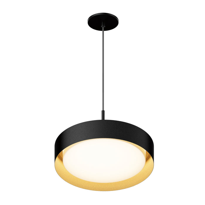 ET2 - E51013-BKGLD - LED Pendant - Echo - Black / Gold