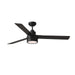 Generation Lighting. - 3JVR58MBKD - 58"Ceiling Fan - Jovie - Midnight Black