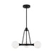 Visual Comfort Studio - 3161603-112 - Three Light Chandelier - Clybourn - Midnight Black