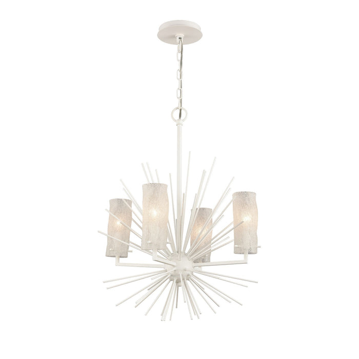 ELK Home - 82086/4 - Four Light Chandelier - Sea Urchin - White Coral