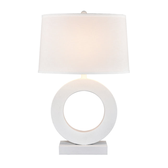 ELK Home - H0019-9524 - One Light Table Lamp - Around the Edge - Dry White