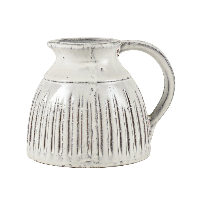 ELK Home - S0017-8211 - Vase - Muriel - Aged White Glazed