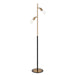 ELK Home - S0019-9564 - Two Light Floor Lamp - Kelston - Matte Black