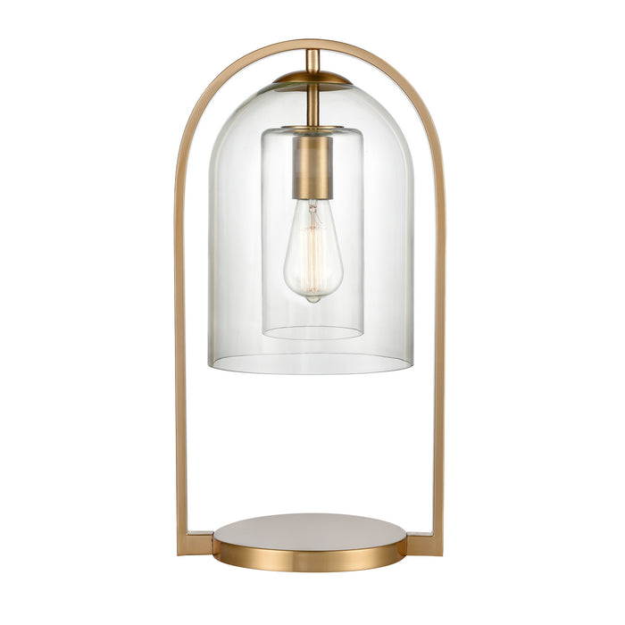 ELK Home - S0019-9579 - One Light Table Lamp - Bell Jar - Aged Brass