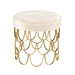 ELK Home - S0035-10189 - Ottoman - Sirene - Ivory