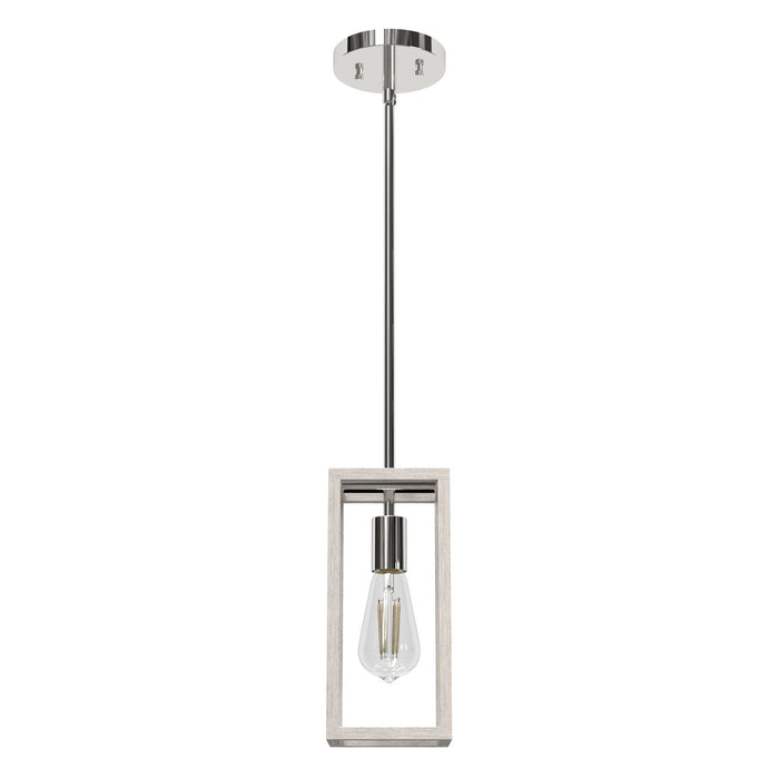 Hunter - 19110 - One Light Mini Pendant - Squire Manor - Chrome