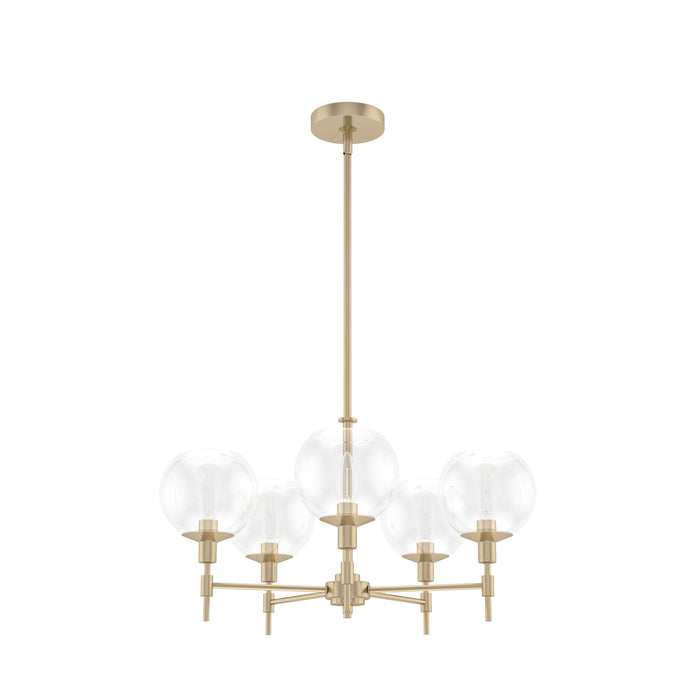 Hunter - 19741 - Five Light Chandelier - Xidane - Alturas Gold