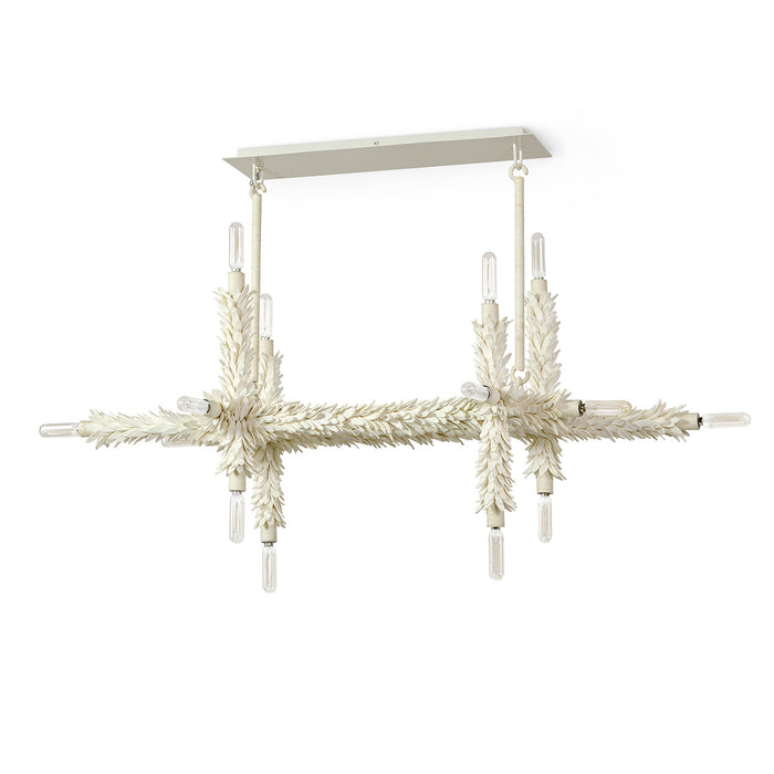 Palecek - 2108-79 - 16 Light Linear Chandelier - Larkspur - cream