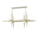 Palecek - 2108-79 - 16 Light Linear Chandelier - Larkspur - cream