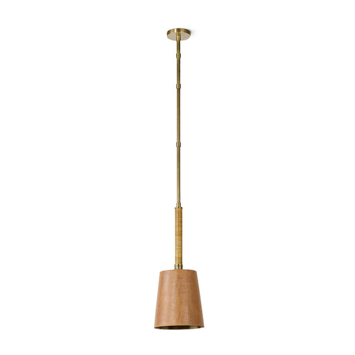 Palecek - 2729-79 - One Light Pendant - Hendrick - Burnished Brass