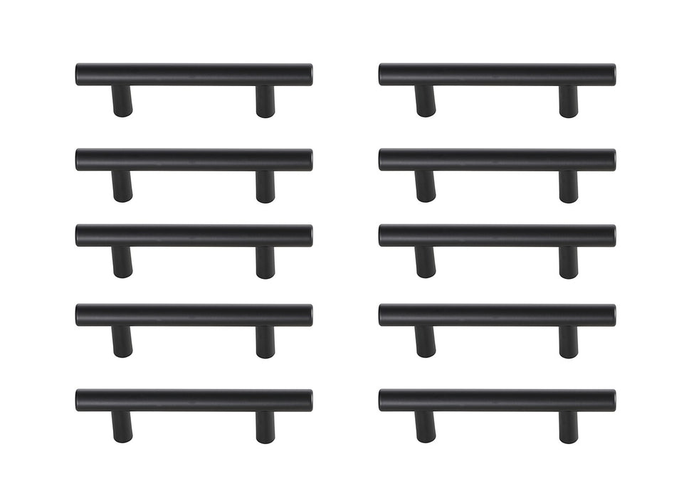 Elegant Lighting - PL400-3-MB-10PK - Bar Pull Multipack (set of 10) - Quinn - Matte Black