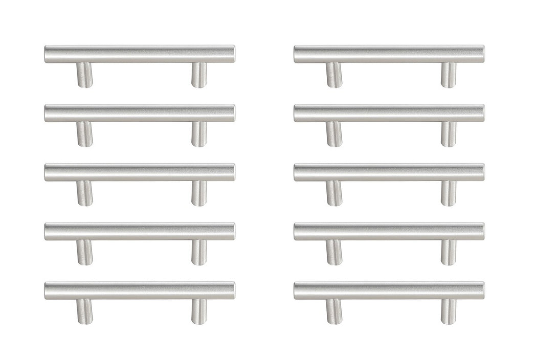 Elegant Lighting - PL400-3-NK-10PK - Bar Pull Multipack (set of 10) - Quinn - Brushed Nickel