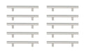 Elegant Lighting - PL400-4-NK-10PK - Bar Pull Multipack (set of 10) - Quinn - Brushed Nickel