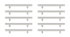 Elegant Lighting - PL400-5-NK-10PK - Bar Pull Multipack (set of 10) - Quinn - Brushed Nickel