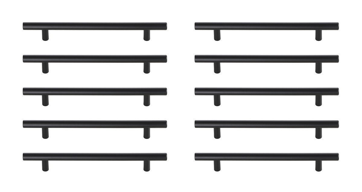 Elegant Lighting - PL400-6-MB-10PK - Bar Pull Multipack (set of 10) - Quinn - Matte Black