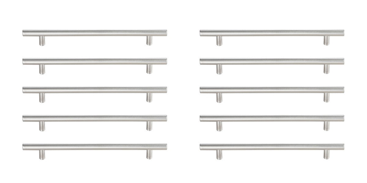 Elegant Lighting - PL400-7-NK-10PK - Bar Pull Multipack (set of 10) - Quinn - Brushed Nickel