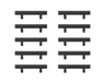 Elegant Lighting - PL402-3-MB-10PK - Bar Pull Multipack (set of 10) - Dior - Matte Black