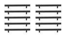 Elegant Lighting - PL402-6-MB-10PK - Bar Pull Multipack (set of 10) - Dior - Matte Black