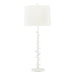 Arteriors - 44798-246 - One Light Table Lamp - Penny - White Gesso