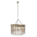 Arteriors - 84075 - Six Light Chandelier - Roman - Seedy Smoke