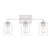 Quoizel - PRC8624BN - Three Light Bath - Prescott - Brushed Nickel