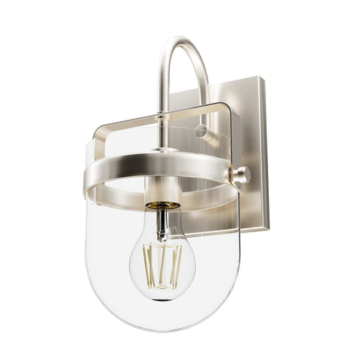 Hunter - 19842 - One Light Wall Sconce - Karloff - Brushed Nickel